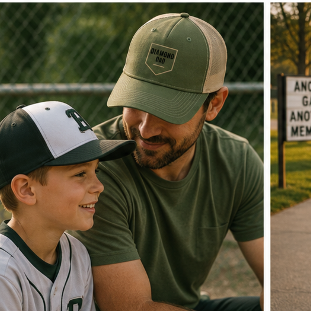 Diamond Dad Hat - Green