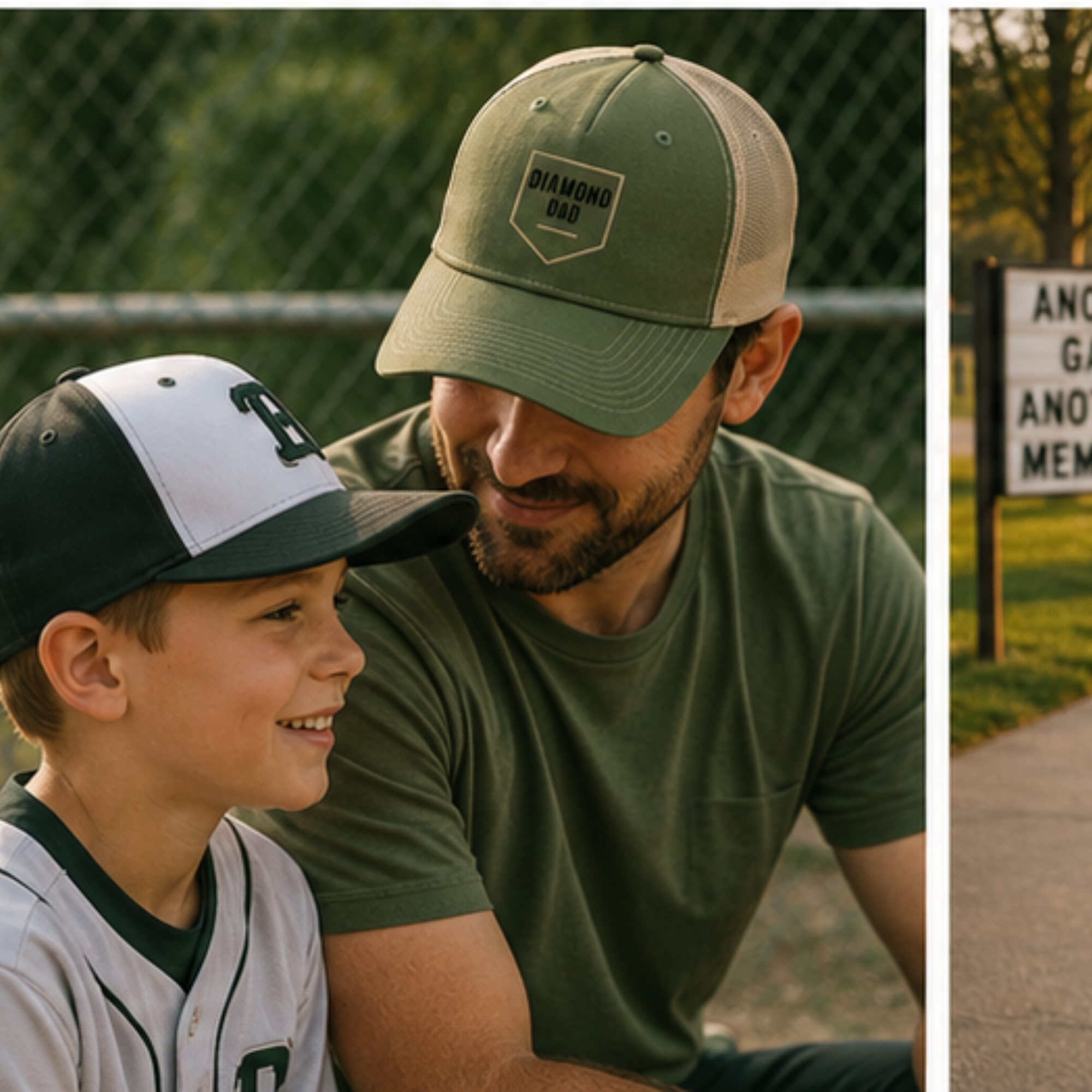 Diamond Dad Hat - Green