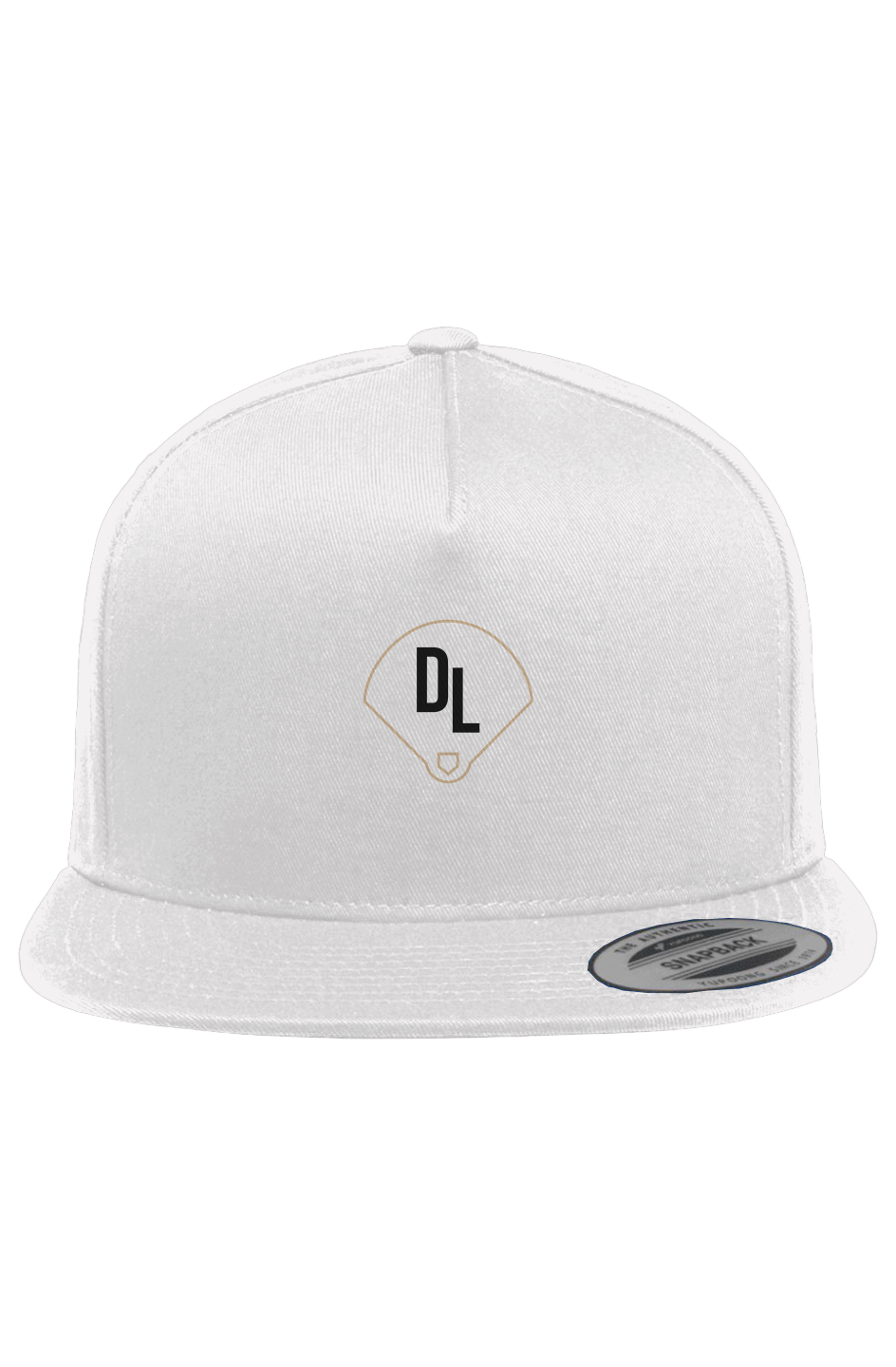 5-Panel Cotton Twill Snapback Cap